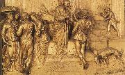 Lorenzo Ghiberti Isaac Sends Esau to Hunt France oil painting artist
